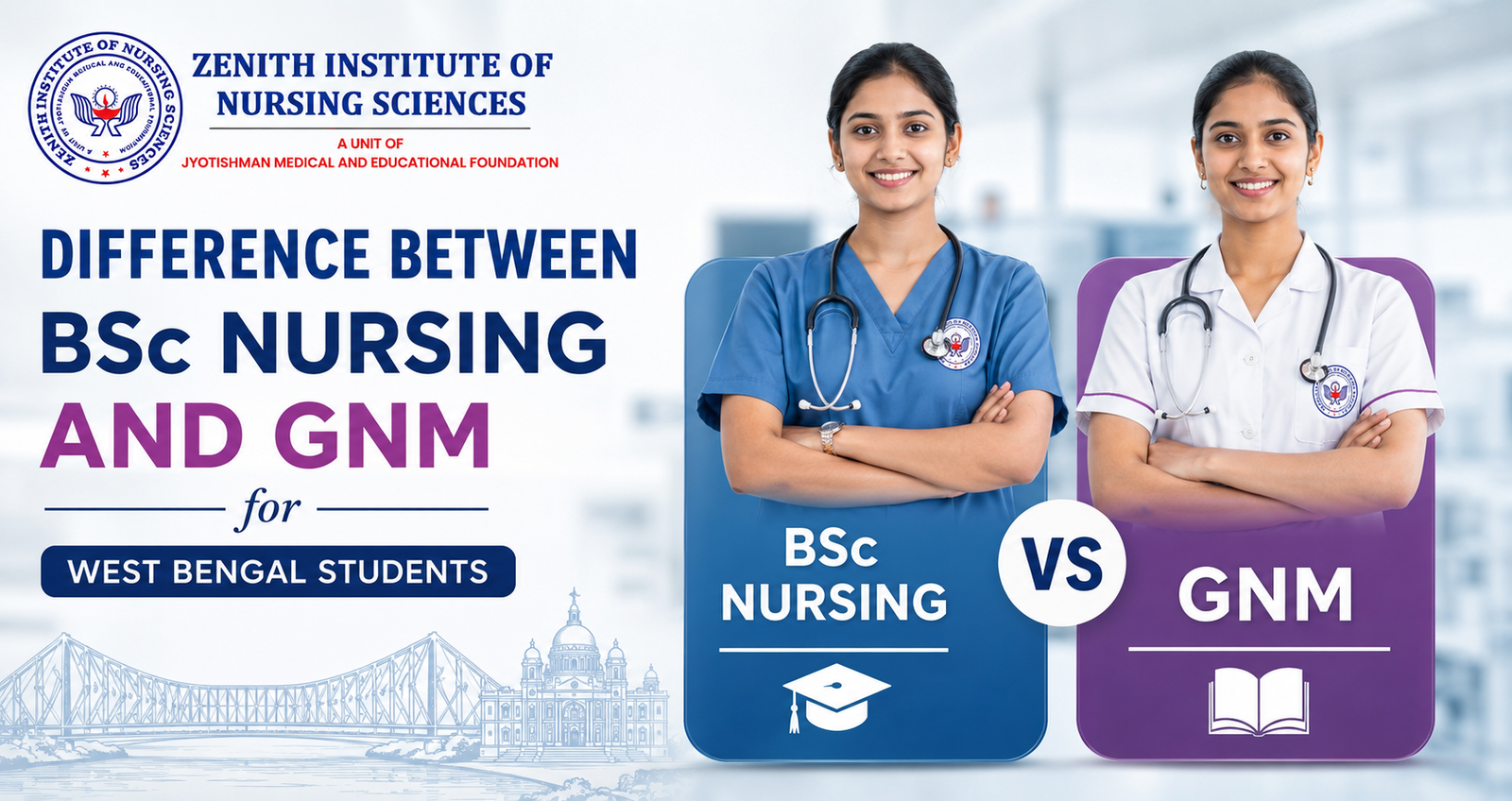 Difference Between BSc Nursing and GNM in West Bengal