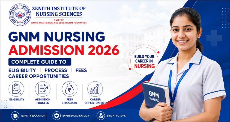 GNM Nursing Admission 2026 Complete Guide to Eligibility, Process, Fees & Career Opportunities